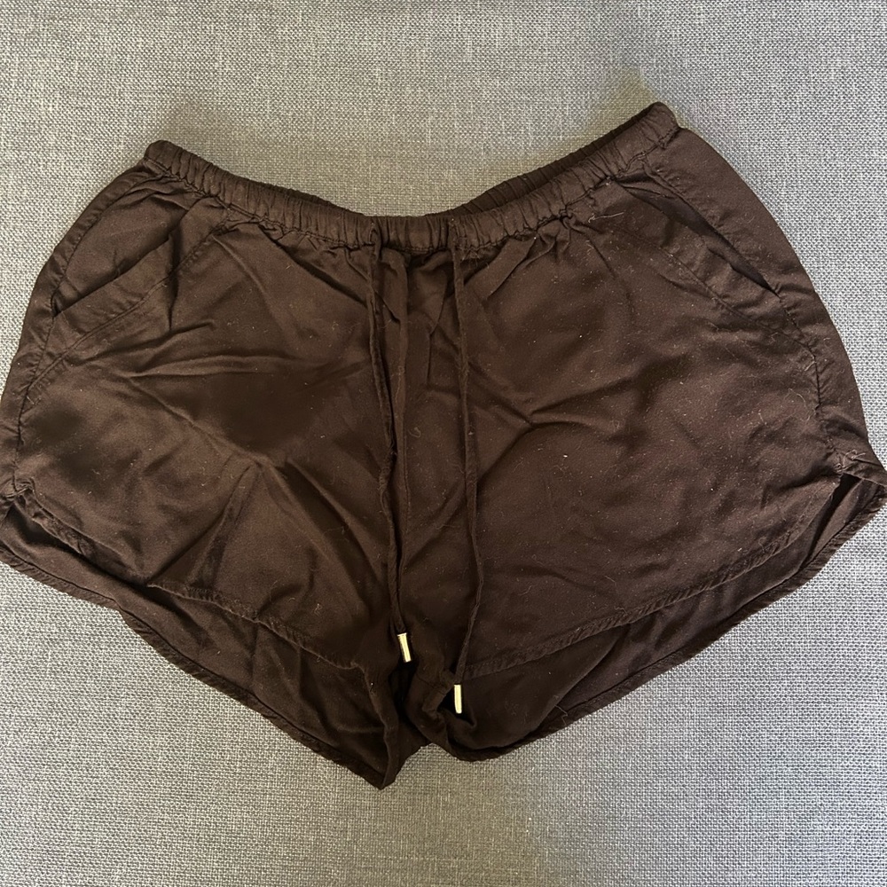 H&M Black Casual Shorts